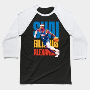 Shai Gilgeous Alexander WPAP Baseball T-Shirt